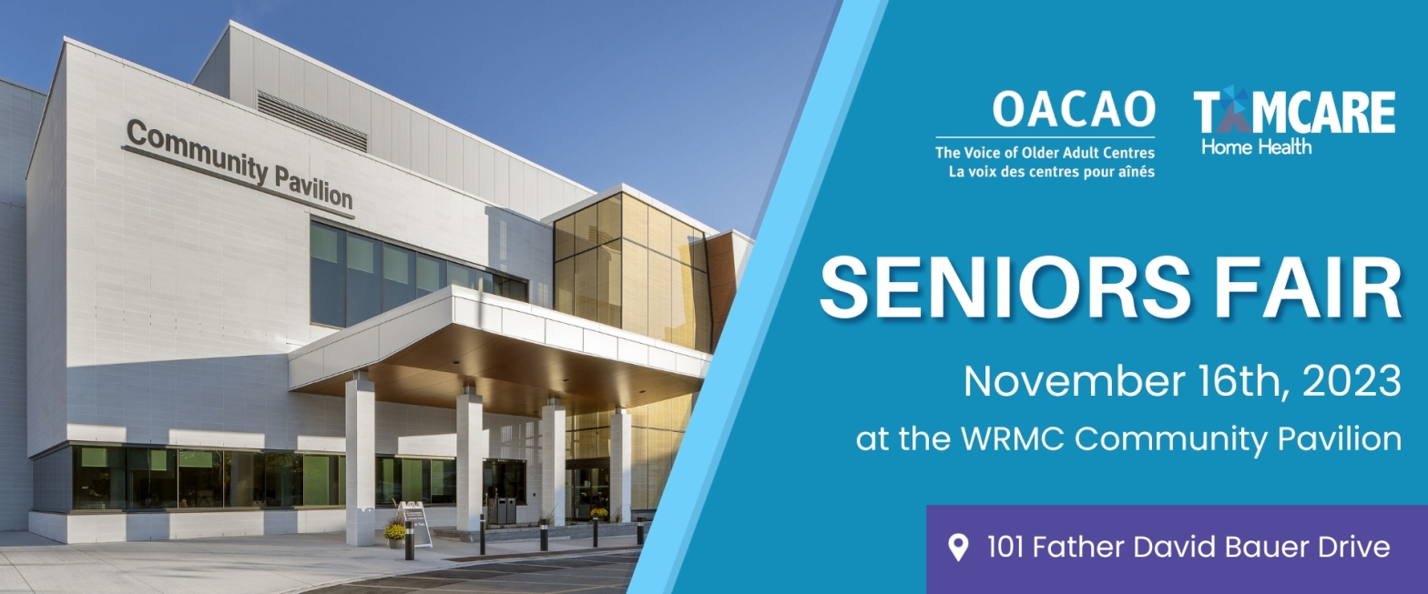 Discover a World of Support In Your Community – Senior’s Fair In Waterloo!